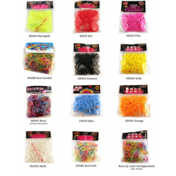 Loom Bänder in 12 verschiedenen Farben 313-tlg.