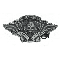 Gürtelschnalle Lucky - 13 - perfekt zur Jeans Hose