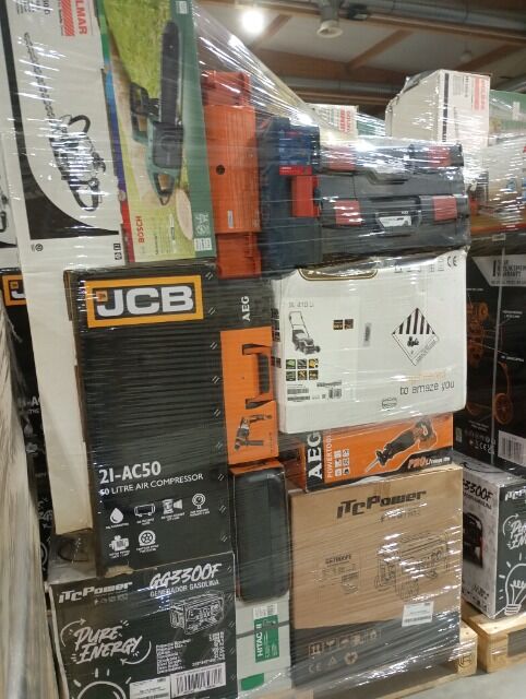 Restposten Mix Elektrowerkzeuge: Stromerzeuger, Kompressoren / Bosch Professional, Hitachi, AEG, Flex... / A-ware