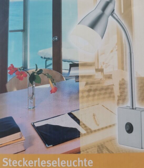 Steckerleseleuchte mit EIN-Aus Schalter