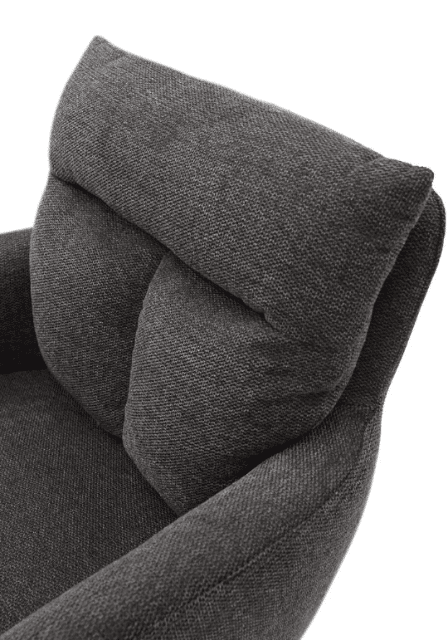 Barhocker Strukturstoff grau