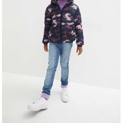 4.50 € pro Stück, Stock Daunenjacke für Mädchen, Gemischte Paletten, Mischpaletten, Kleiderreste, Palettenware, Bekleidung