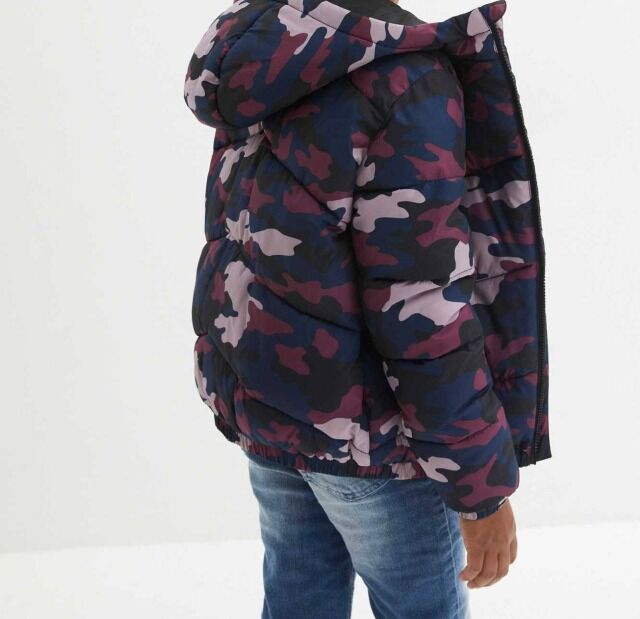 4.50 € pro Stück, Stock Daunenjacke für Mädchen, Gemischte Paletten, Mischpaletten, Kleiderreste, Palettenware, Bekleidung