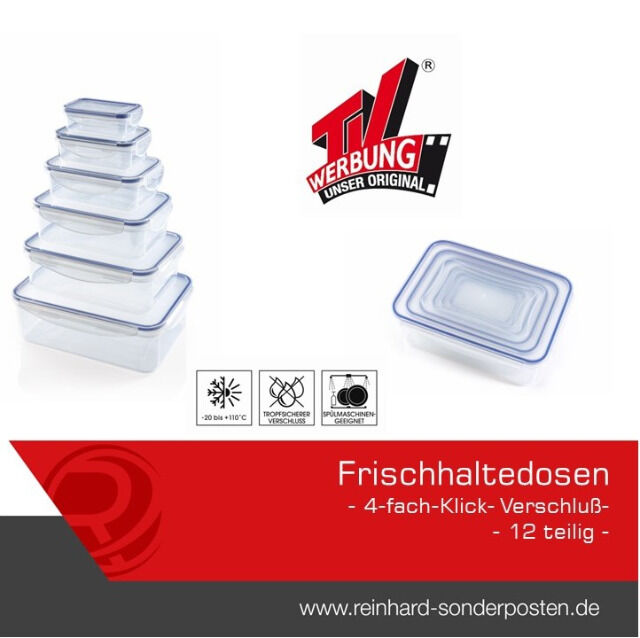 Frischhaltedosen 12-teiliges Set Cuisine Edition 