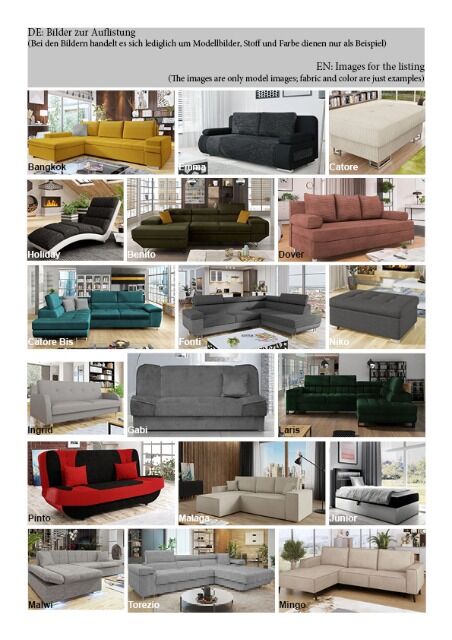 Direktlieferung - Angebot ganzer LKW Polstermöbel, Sofas für 8.500,00 €