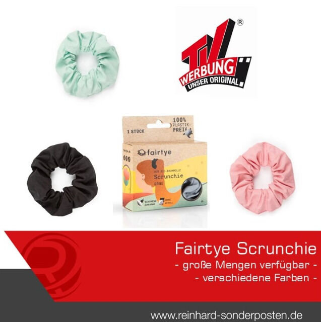 fairtye Scrunchie - Bio Baumwolle & Naturkautschuk 