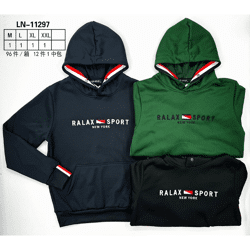 Men's pullover long sleeve top hoodie size M-XXL 12.50 EUR each