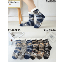Damen Kuschel Thermo Winter Socken Mix Gr. 35-41 je 2,09 EUR