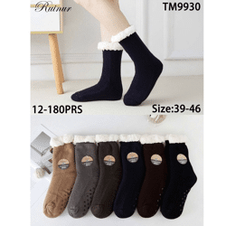 Damen Kuschel Thermo Winter Socken Mix Gr. 35-41 je 2,09 EUR