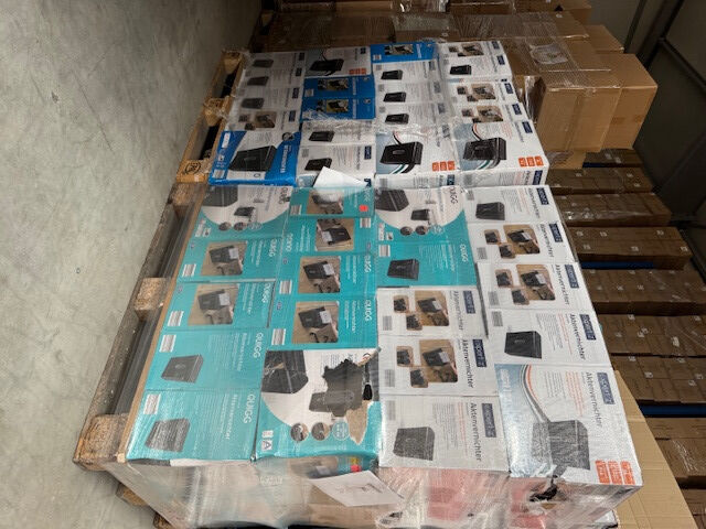 QUIGG Aktenvernichter LUS144 Kreuzschnitt Papier-,CD- und Kreditkartenschredder