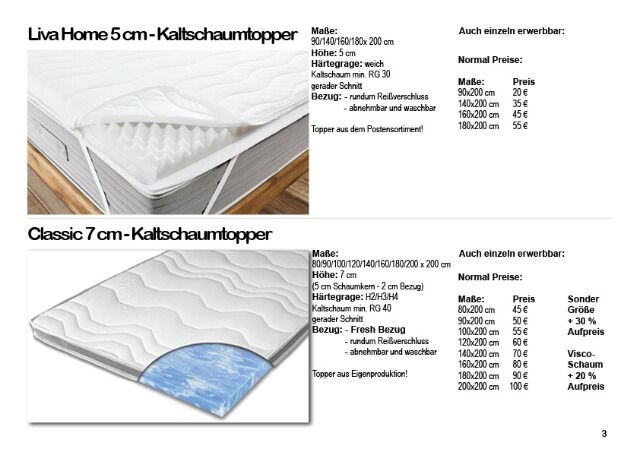 Betten Angebot, Boxspringbetten mit Bettkasten, Matratze und wahlweise Topper