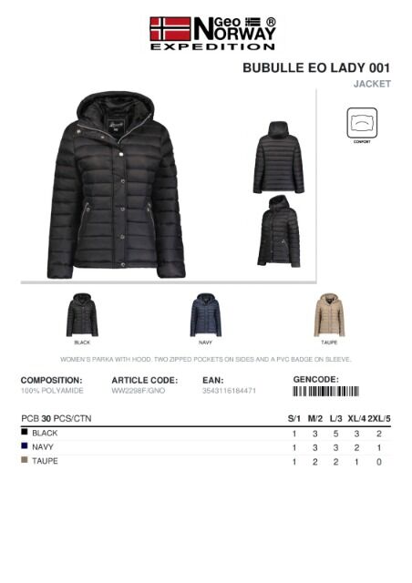 Damenjacke Geographical Norway - Model WW2298