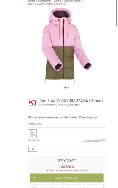 Kari Traa Daunenjacke für Frauen