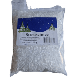 Streuschnee Deko - Schnee Weihnachten 100g