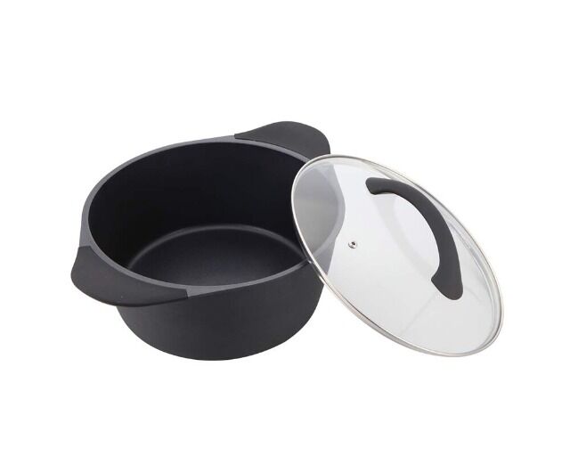 Schmortopf mit Glasdeckel 32cm