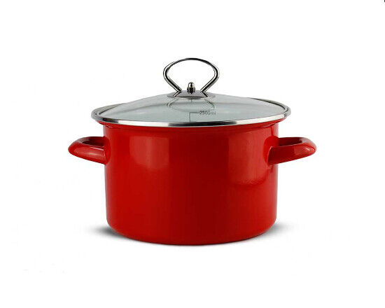 Bratentopf 4,5lt 24x14cm Metallic Red