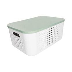 Aufbewahrungsbox mit Deckel 13,4l Serie Alythia Grün