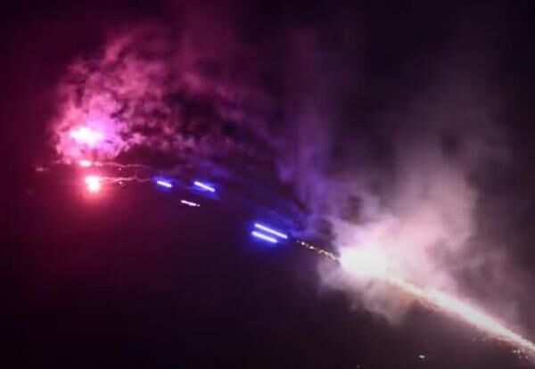 Kometensturm 380-Schuss Römisches Licht Feuerwerk