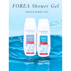 FOREA Shower Gel 3in1 Sensitive - 750 ml Made in Germany - EUR1 
