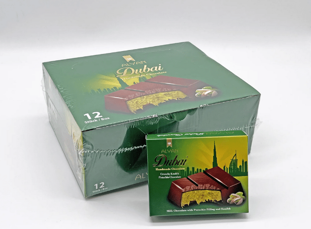 DUBAI SCHOKOLADE 100 Gramm oder 200 Gramm Pistazie