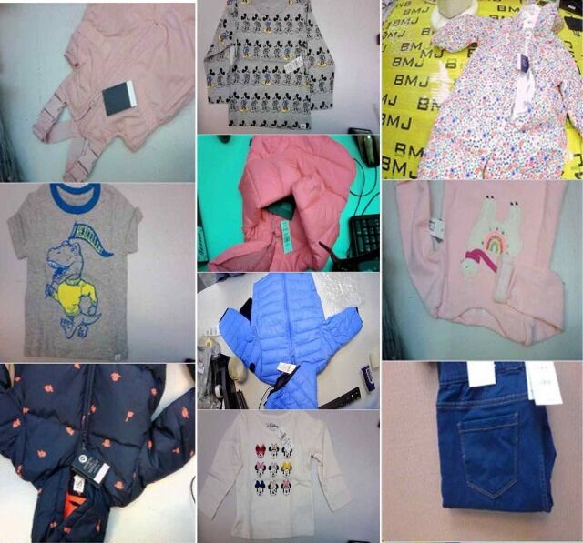 Kinderbekleidung von Baby GAP / Kinder GAP – Herbst-Winter, Größen 0–176 cm, 4,50 € pro Einheit, Gesamtposten 3.120 Stück