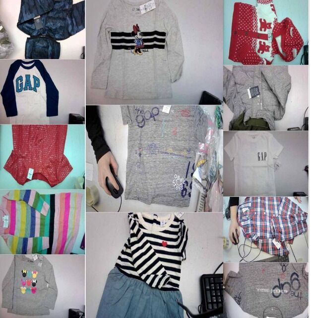 Kinderbekleidung von Baby GAP / Kinder GAP – Herbst-Winter, Größen 0–176 cm, 4,50 € pro Einheit, Gesamtposten 3.120 Stück
