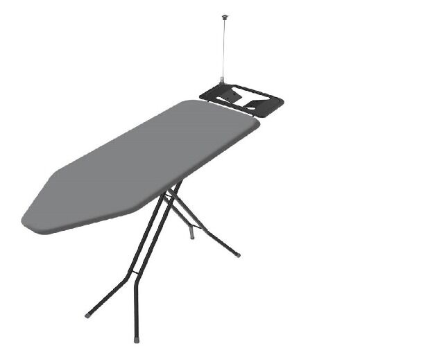 Bügelbrett 38x120cm m.Steckdose u. Kabelhalterung