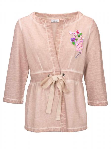 Designer-Sweatjacke, rosé