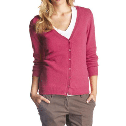 Marken-Strickjacke, beere
