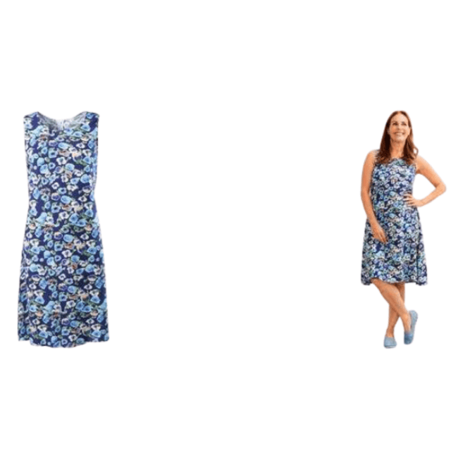 Damen Etui-Kleid Sommerkleid Strandkleid Cocktailkleid Print Kleid 