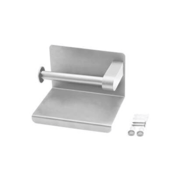 Toilettenpapierhalter WC-Papierhalter Rollen Klopapier Spender mit Ablage 