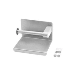 Toilettenpapierhalter WC-Papierhalter Rollen Klopapier Spender mit Ablage 