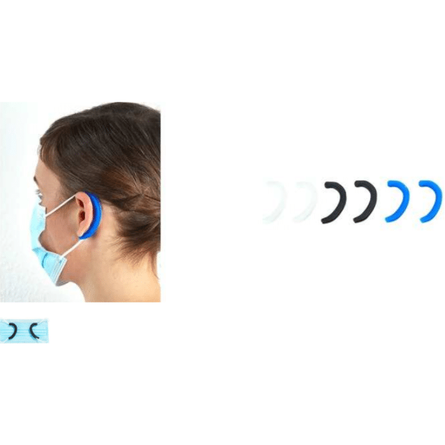 Masken-Ohrenschützer Silikon Ohrenschoner Ohrpolster, 10er Pack 