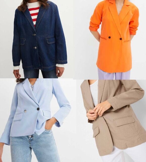 Damen-Langblazer aus deutscher Kollektion – Größen 36 bis 54 – ab 4,50 € pro Stück