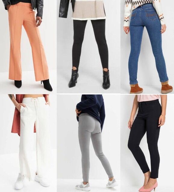 Damen-Hosen und Jeans aus Lagerbeständen: Mix für alle Saisons, Größen 38 bis 56, ab 2,90 €