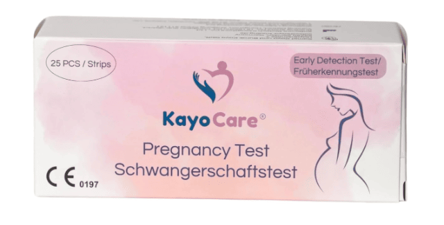 25 x KayoCare - hoch sensibele Schwangerschaftstest - Frühtest - early Pregnancy Test - Frühschwangerschaftstest 10miu/ml