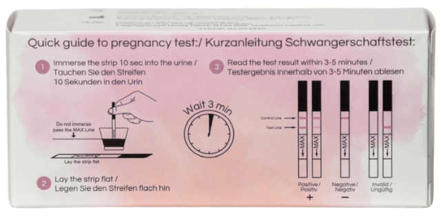 25 x KayoCare - hoch sensibele Schwangerschaftstest - Frühtest - early Pregnancy Test - Frühschwangerschaftstest 10miu/ml