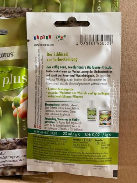 BIOTAURUS Keim plus Pflanzenaktivator Konzentrat, Großhandel Restposten
