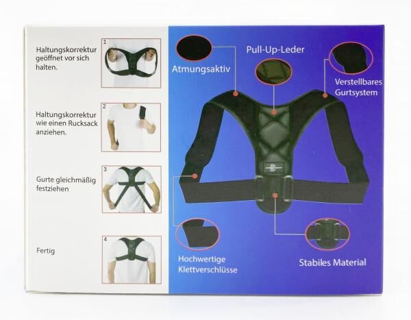 Haltungskorrektur Rückentrainer, Großhandel, Marke: Domicilhero, für Wiederverkäufer, ergonomisch, in OVP, neu, A-Ware, Restposten