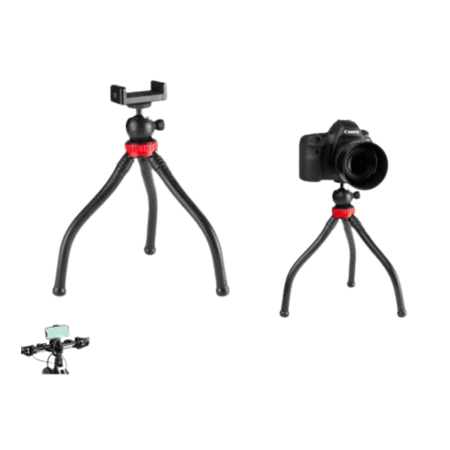 Universal Profi Stativ flexibel Tripod Kamera-Halterung Handy-Halterung verstellbar Anti-Rutsch Ständer