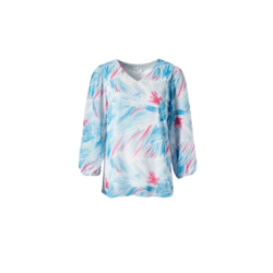 Chiffon-Bluse Frauen Oberteil Kleidungsstück Sommerbluse Damenmode Größen Mix