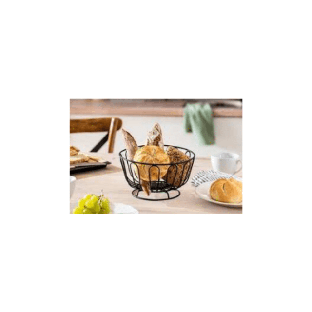 Metall-Brotkorb Brotbehälter Brotschale Küchenkorb Obstschale Dekoschale Früchtekorb