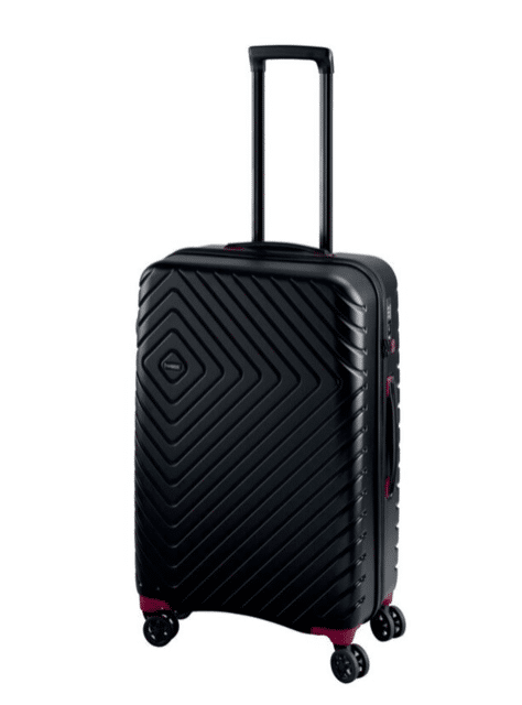 NUR 18,00 € je Reisekoffer Carbon Black mit TSA System auf Rollen A Grade NUR FÜR EXPORT 