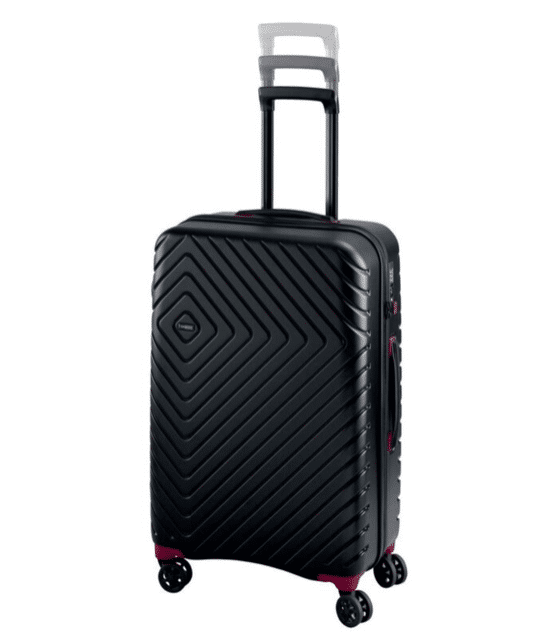 NUR 18,00 € je Reisekoffer Carbon Black mit TSA System auf Rollen A Grade NUR FÜR EXPORT 