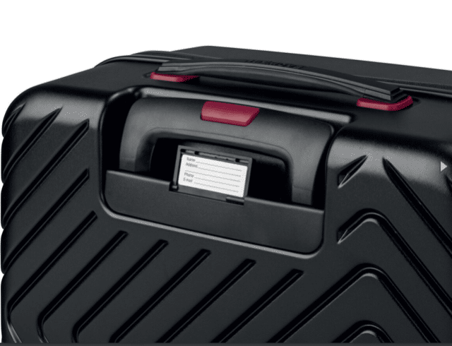 NUR 18,00 € je Reisekoffer Carbon Black mit TSA System auf Rollen A Grade NUR FÜR EXPORT 