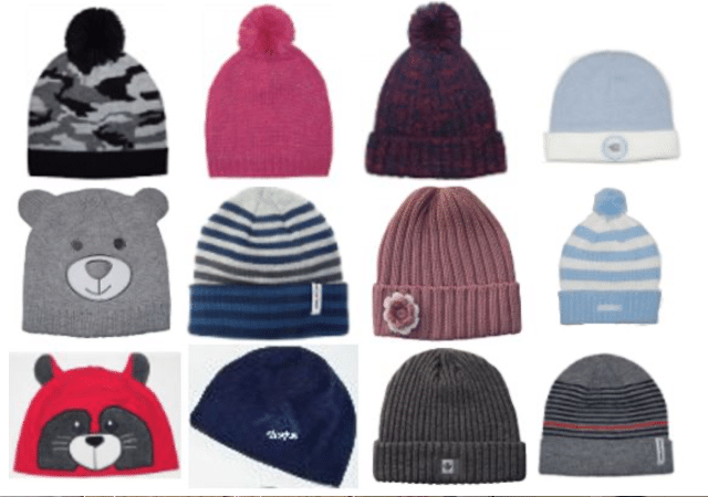 Kindermützen, Wollmützen, Kinderschal & Kinderhandschuhe Posten frei verkäuflich aus einem deutschen Kaufhaus 