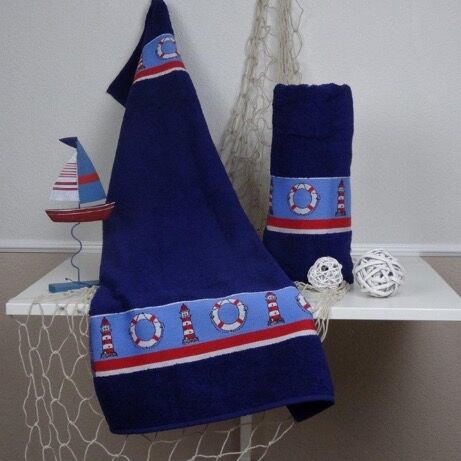 Maritime Standtuch  100% Baumwolle 