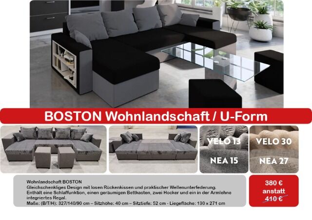 Möbel Polstermöbel Sofa Wohnlandschaft Ausverkauf GERD - ORION - GERBD