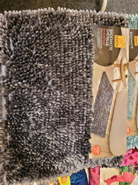 Badematte Chenille 50x80 cm und 60x90cm