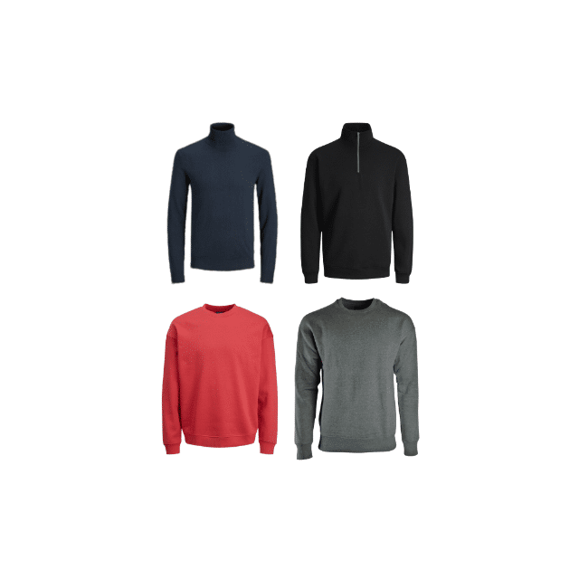 Jack & Jones Herren Pullover Strickjacken Männer Oberteile Herrenmode Freizeitpullover Restposten Mix